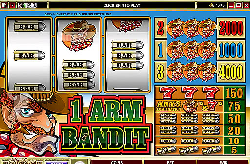 Play 1 Arm Bandit