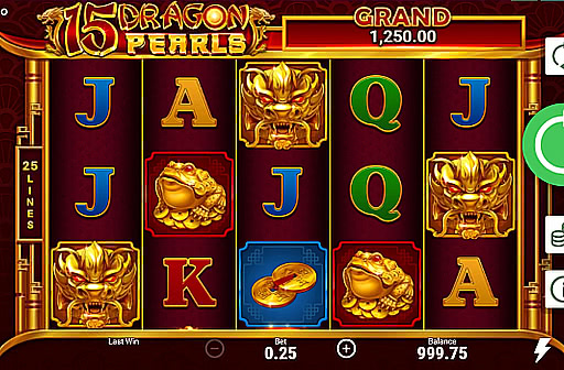 Play 15 Dragon Pearls Hold and Win