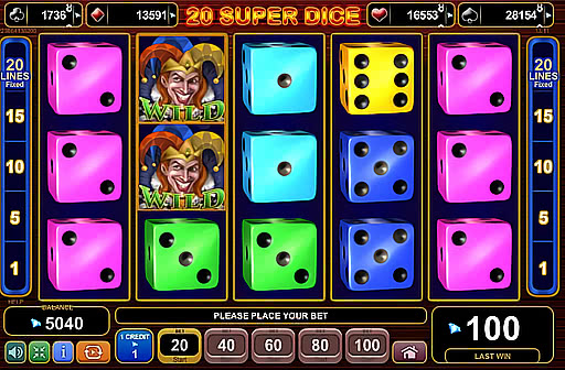 Play 20 Super Dice