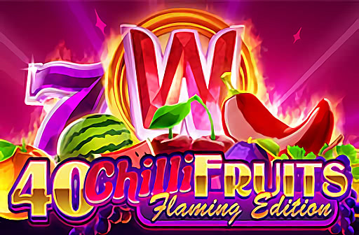 Mega win. 40 Chilli Fruits Flaming Edition slot from Gamzix