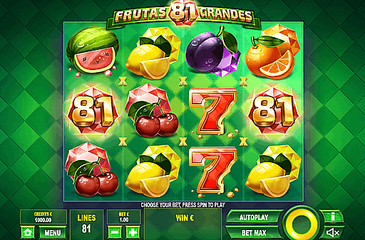 Play 81 Frutas Grandes