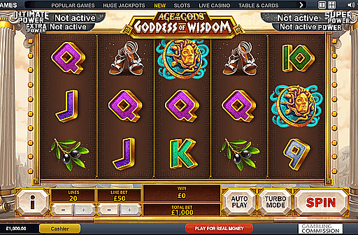 Play Age of the Gods Goddess of Wisdom