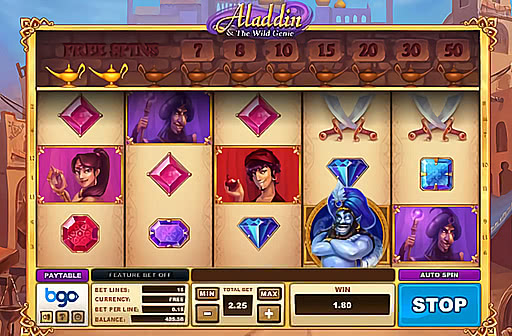 Play Aladdin and the Wild Genie