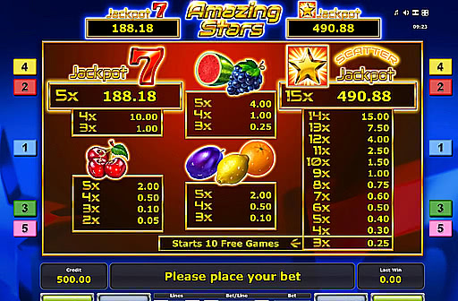 Play Amazing Stars