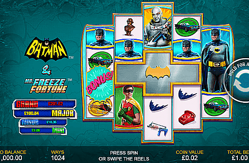 Play Batman and Mr. Freeze Fortune