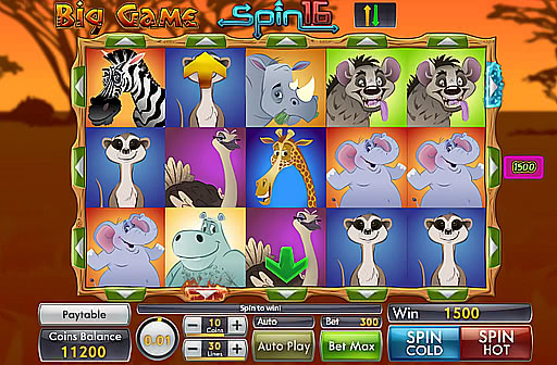Play Big Game Spin 16