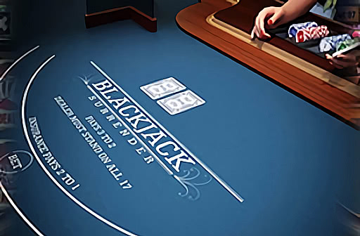Play Blackjack 21 Surrender 3D Dealer