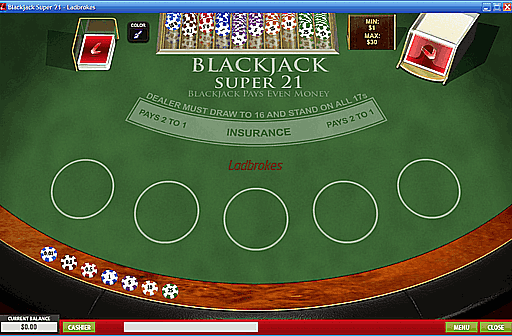Play Blackjack Super 21