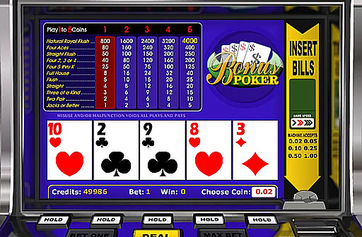 Play Bonus Poker