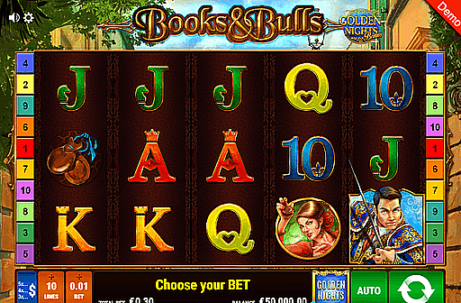 Play Books and Bulls Golden Nights