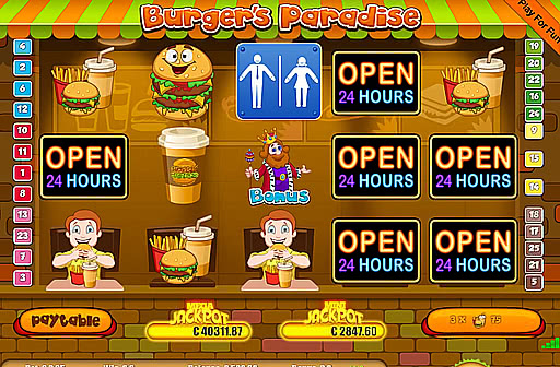 hamburger slot machines on facebook games