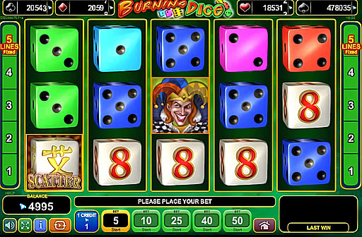 Play Burning Dice