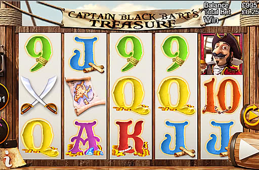 Play Captain Black Bart's Treasure