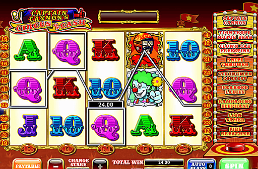 Play Captain Cannon's Circus of Cash