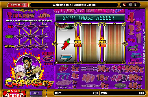 Play Cash 'n' Curry