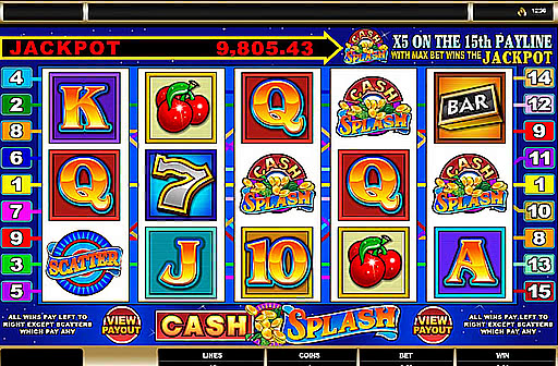 Play Cash Splash 5 Reel