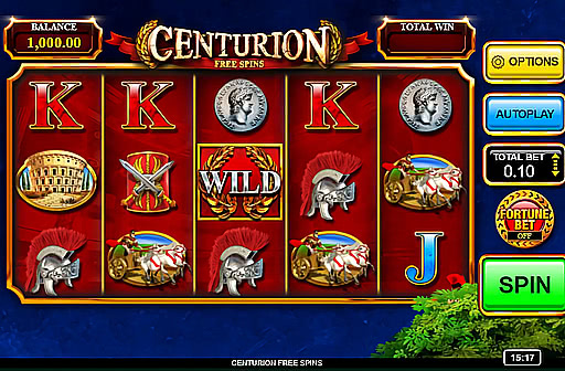 Play Centurion Free Spins