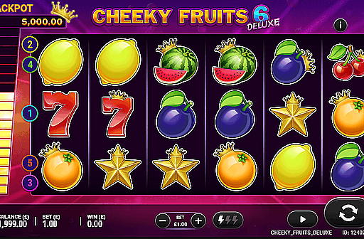 Play Cheeky Fruits 6 Deluxe
