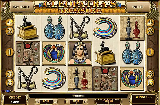 Play Cleopatra Treasure