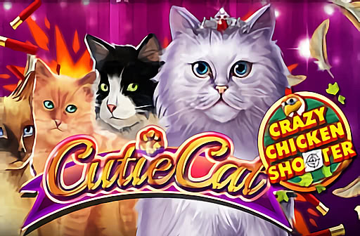 Play Cutie Cat Crazy Chicken Shooter