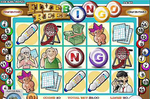 Play Five Reel Bingo