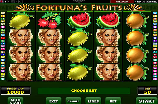 Play Fortuna's Fruits