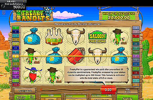 Play Freaky Bandits