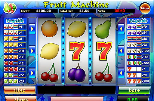 slot machine fruit machine