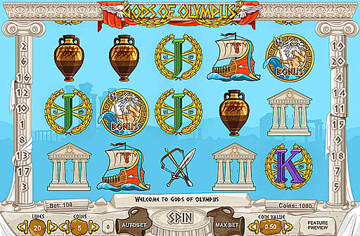 Play Gods of Olympus