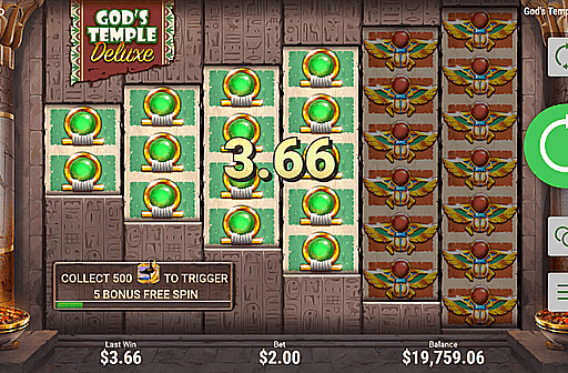 Play Gods Temple Deluxe
