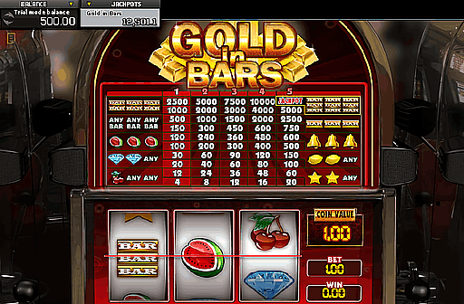 Play Gold In Bars