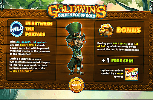 Play Goldwin's Golden Pot of Gold