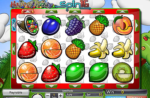 Play Horn of Plenty Spin 16