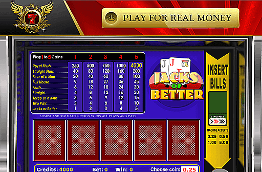 Play Jacks or Better