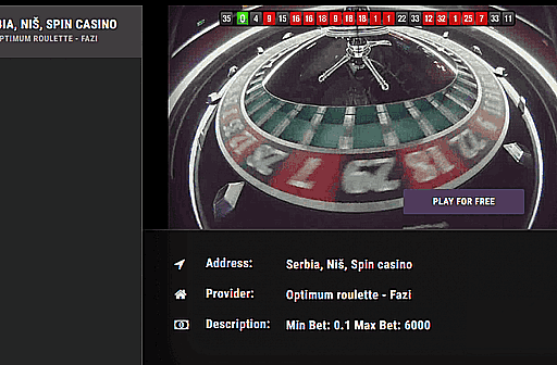Play Live European Roulette