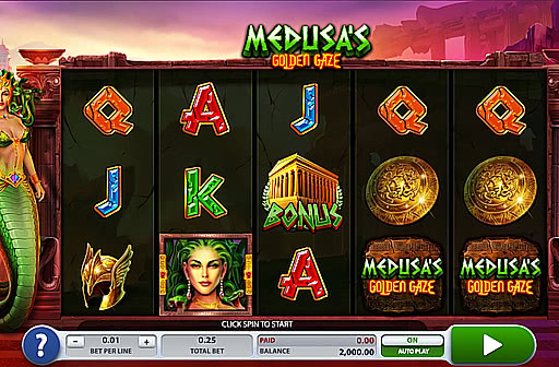 Play Medusa's Golden Gaze