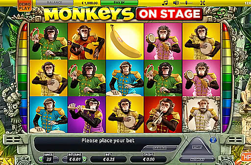 Play Monkeys on Stage