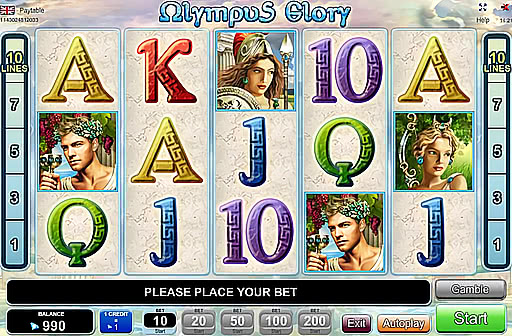 Olympus Glory Slot Machine by EGT - Play Online Free