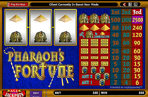 Play Pharaohs Fortune