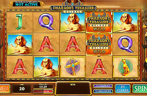 Play Pharaoh's Treasure Deluxe
