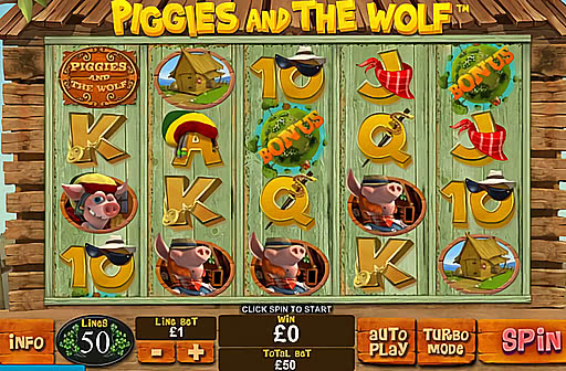 Play Piggies and the Wolf