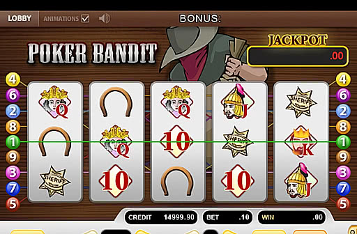 Play Poker Bandit