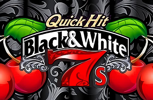 Play Quick Hit Platinum Black & White 7s
