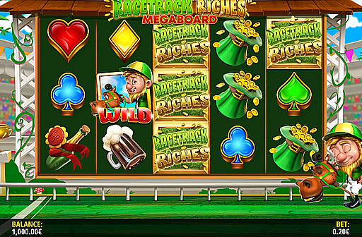 Play Racetrack Riches Megaboard