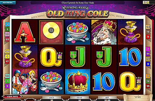 Play Rhyming Reels Old King Cole