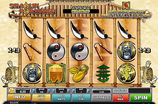 Play Shaolin Fortunes 243 Ways