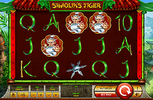 Play Shaolin's Tiger