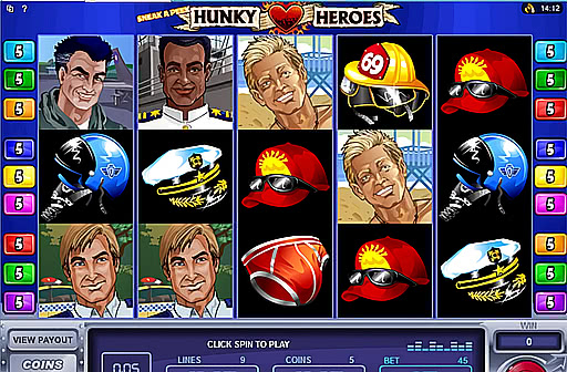 Play Sneak a Peek Hunky Heroes