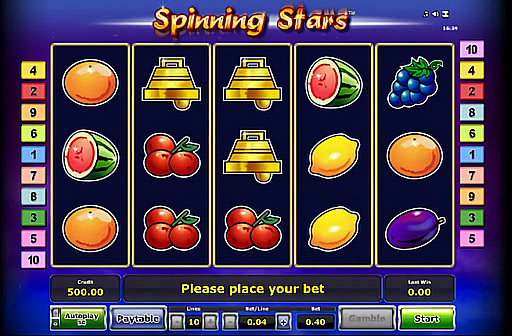 Play Spinning Stars