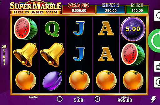 Play Super Marble Hold and Win